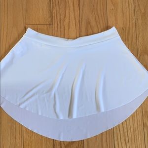Eurotard white ballet skirt size S